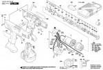 Bosch 0 602 491 435 BT EXACT 9 Cordless Screw Driver Spare Parts